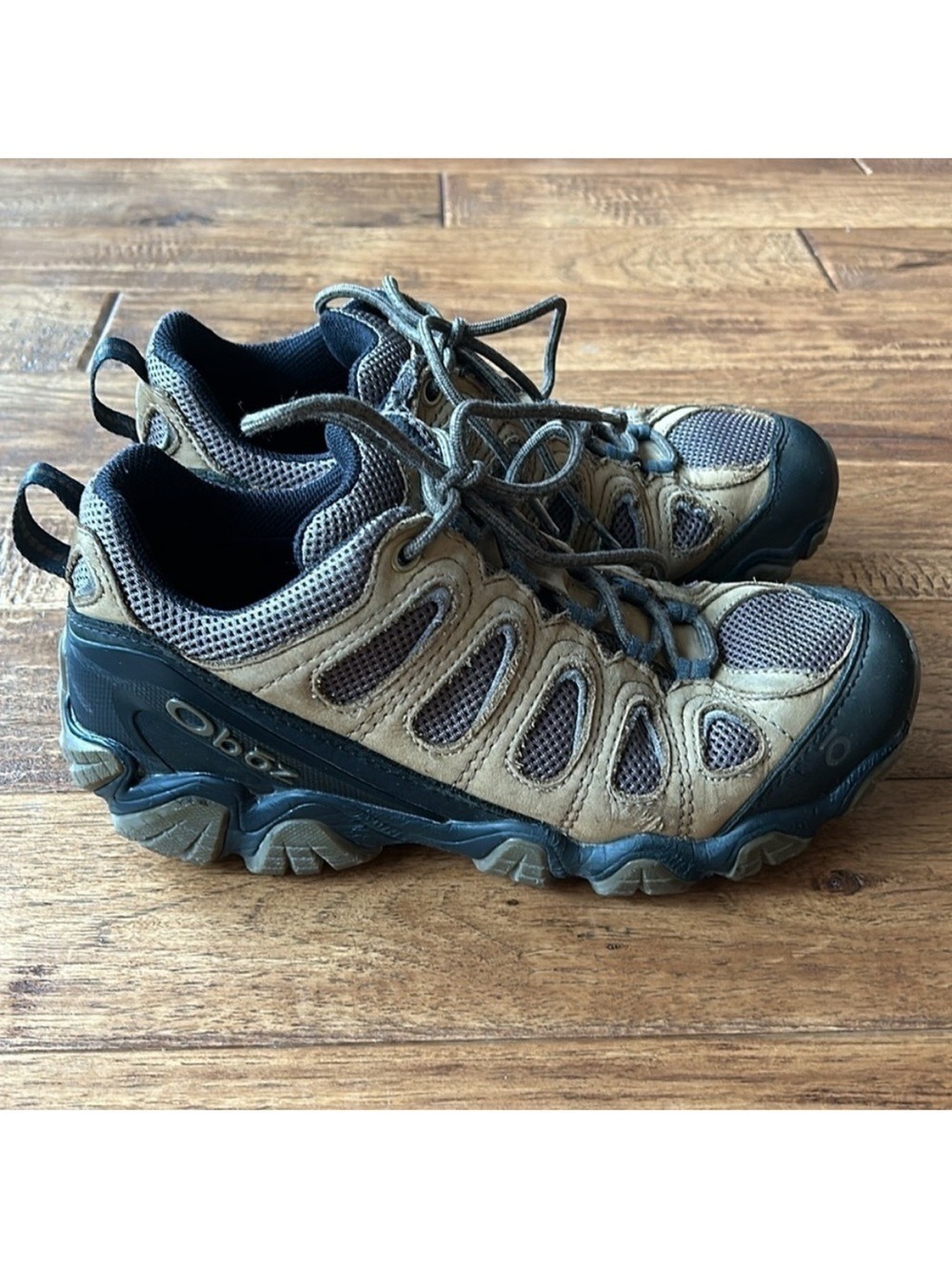 Oboz Sawtooth II Low Trail Hiking Shoes Leather Lace Up Size 9